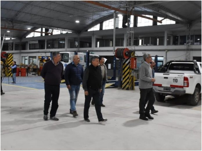 Inauguración de refacciones en los Talleres de Vialidad Provincial