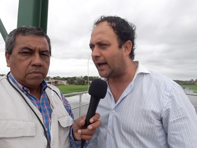 Trabajos preventivos en Estación de Bombeo Nº 4 y terraplén de Villa Prosperidad