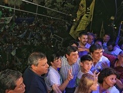 Domingo Peppo felicitó a Gustavo Martínez por su triunfo 