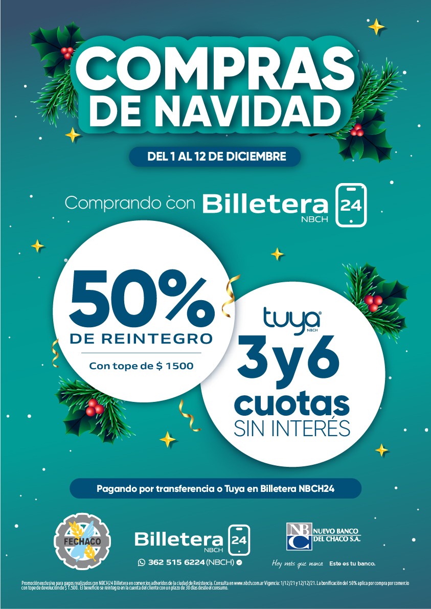 Nuevo Banco del Chaco lanzó la promoción Pre Navidad