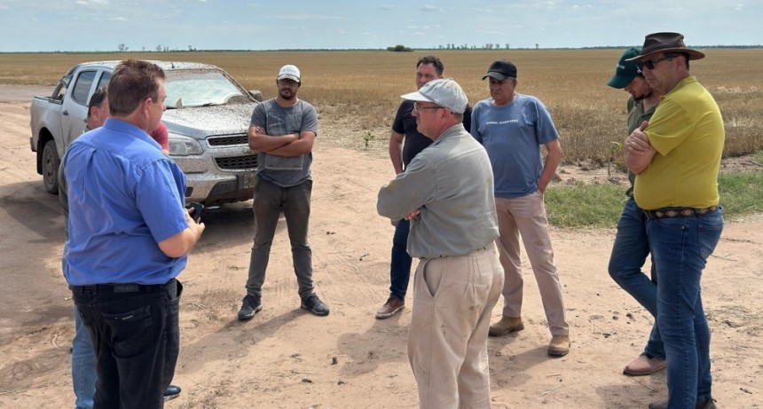 EL MINISTERIO DE LA PRODUCCIÓN RELEVÓ LOS DAÑOS POR LA TORMENTA EN HERMOSO CAMPO Y EN MESÓN DE FIERRO
