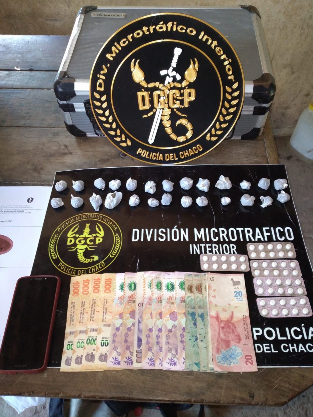 Allanan un bunker con drogas y detienen a una persona en Saenz Peña.