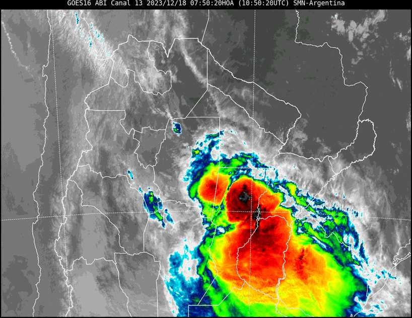 Lunes con pronóstico de tormenta para el Chaco
