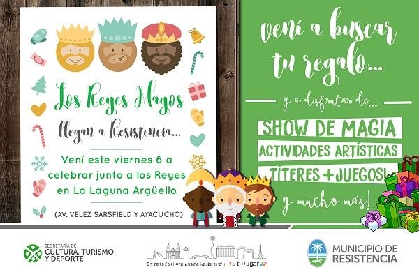 Los Reyes Magos se celebran el 6 en la Laguna Argüello