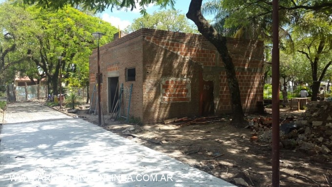 El municipio detalló los trabajos que se ejecutan en la plaza España de Resistencia