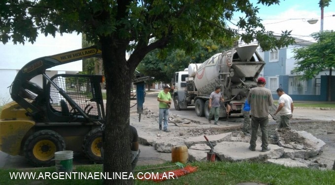Reparación de bache histórico en Villa San Martín