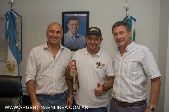 CARLOS VERZA DESTACÓ LA IMPORTANCIA DEL APOYO OFICIAL PARA CUMPLIR SU DESTACADA ACTUACIÓN EN EL DAKAR 2017
