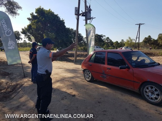 EXITOSO OPERATIVO VEHICULAR EN INAUGURACIÓN BALNEARIO PARANACITO