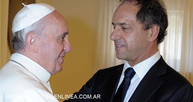 Â El Papa recibió a Scioli en Roma