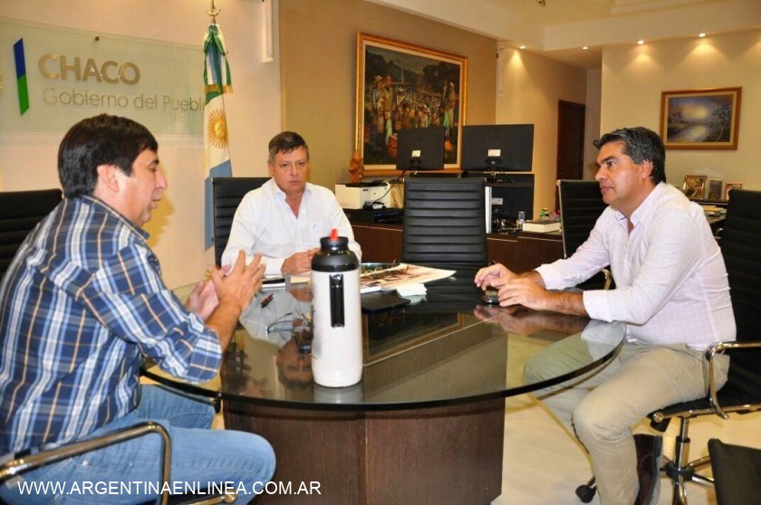 Capitanich, Peppo y Martínez trazaron una agenda de trabajo en conjunto