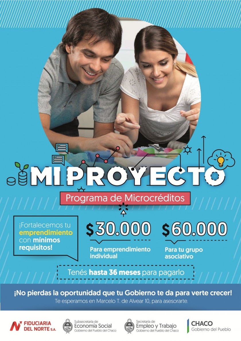 PEPPO LANZA MAÑANA EL PROGRAMA "MI PROYECTO" DESTINADO A EMPRENDEDORES CHAQUEÑOS