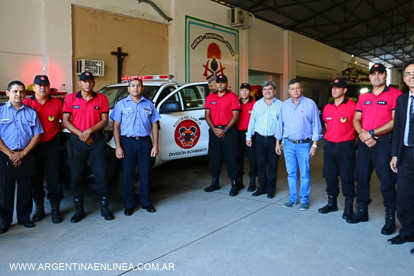 PEPPO FORTALECE LA DIVISIÓN BOMBEROS CON LA ENTREGA DE UNA CAMIONETA Y EQUIPAMIENTO