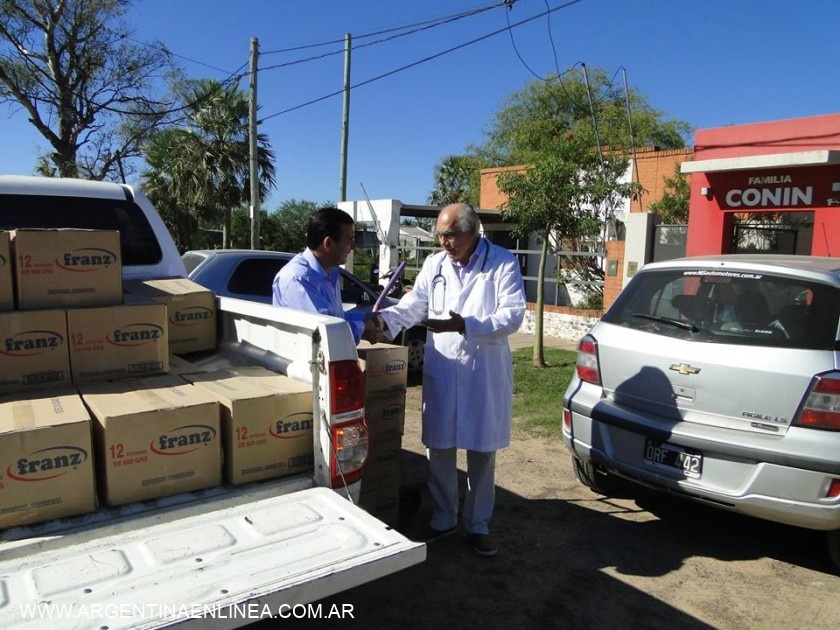EL GOBIERNO CONCRETÓ LA DONACIÓN DE 400 KILOS DE LECHE PARA LA FUNDACIÓN CONIN