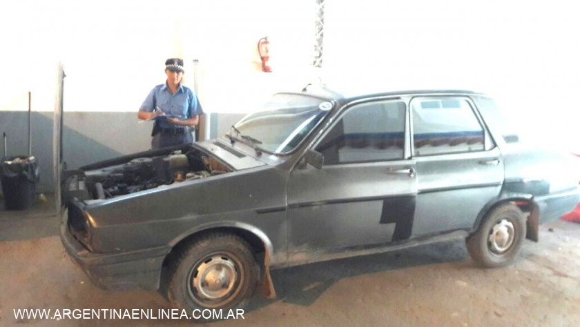 CAMINERA SAENZ PEÑA SECUESTRA VEHICULO ADULTERADO