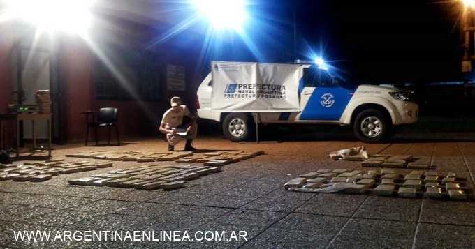 Secuestran 217 kilos de marihuana y 27 de cocaína