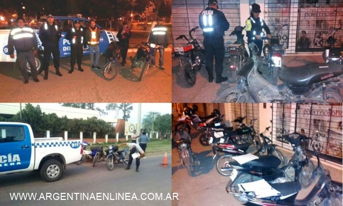Caminera secuestra 36 motocicletas en operativos de control