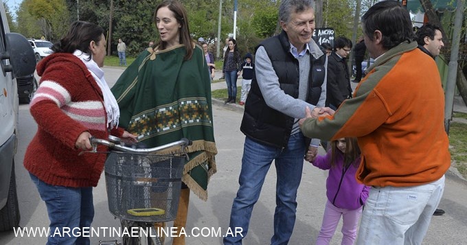 Macri y Vidal, de "timbreo" con Antonia