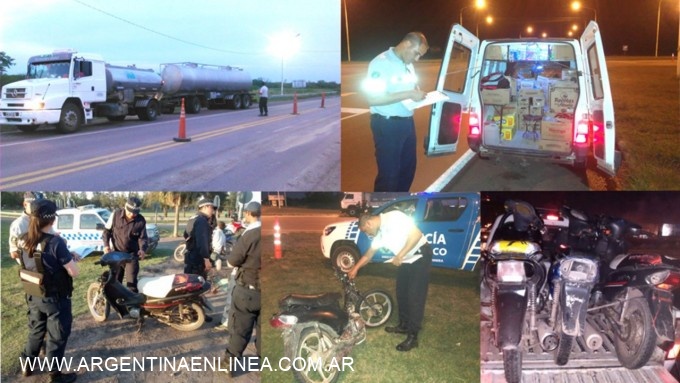 En un Mega Operativo Vial, Caminera concreta varios secuestros