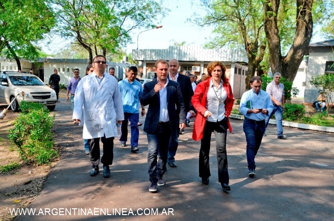 Hospital Perrando: Echezarreta y Crespo verificaron el avance de ejecución de obras claves