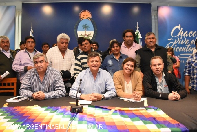 Peppo ratificó el proceso de titularización de tierras de Reserva Grande