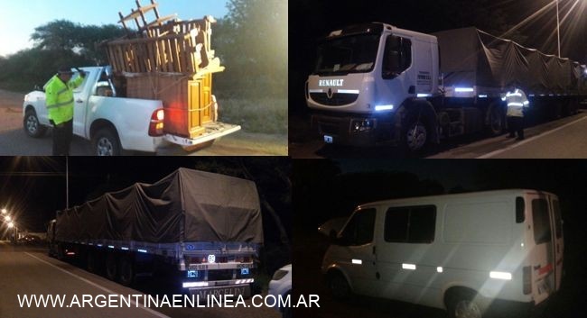 Caminera secuestro muebles de algarrobo sin guia habilitante, maiz ilegal y documentos apocrifos