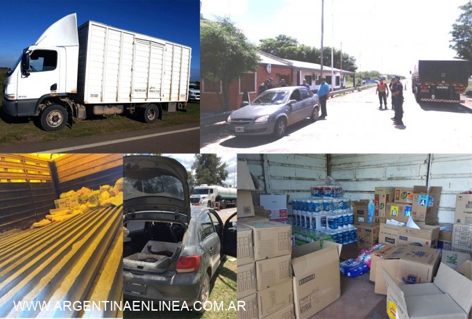 GRAN OPERATIVO DE CAMINERA EN LA PROVINCIA CON VARIOS SECUESTROS
