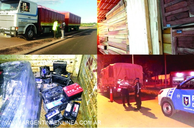 CONTROLES EN ZONAS DEL INTERIOR: 3 CAMIONES DEMORADOS 