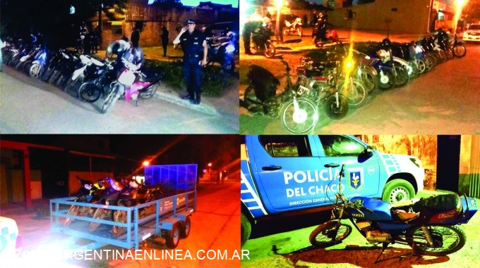 CAMINERA Y UN NUEVO DESPLIEGUE DE PREVENCIÓN CON 26 MOTOS SECUESTRADAS