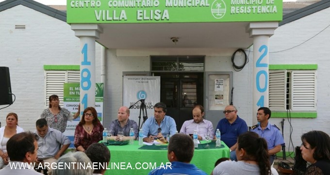 CCM Villa Elisa: Capitanich destacó que el 67% de los reclamos presentados por los vecinos en marzo fueron resueltos