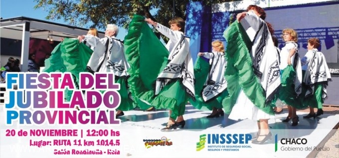 EL INSSSEP FESTEJA ESTE DOMINGO EL DÍA DEL JUBILADO PROVINCIAL