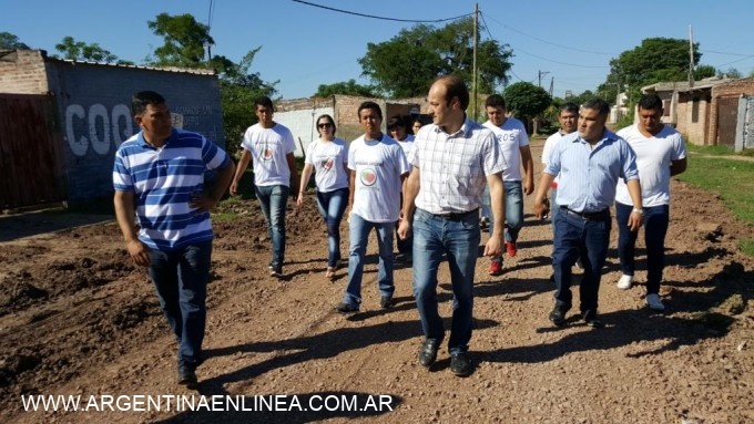 Bolatti supervisó obras realizadas en Villa Rio Negro