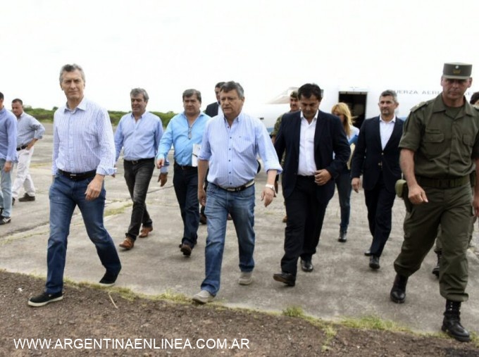 PEPPO RECIBIÓ A MACRI EN LAS LOMITAS