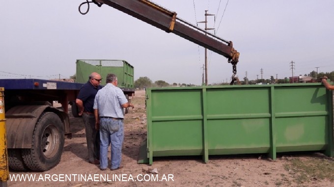 Eliminación de basurales: la Municipalidad sumó contenedores en la zona Sur