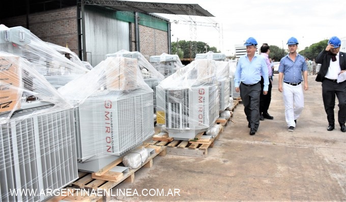 CON LA ADQUISICIÓN DE 272 TRANSFORMADORES LA PROVINCIA FORTALECE EL SISTEMA ENERGÉTICO