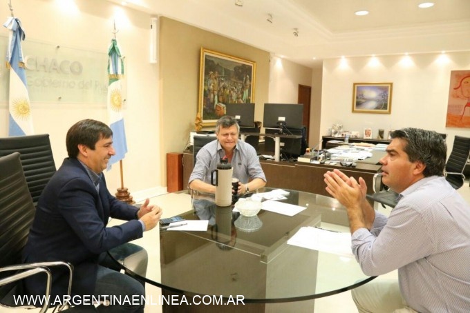 Capitanich se reunió con Peppo y Martínez para trazar una agenda de trabajo entre municipio y gobierno