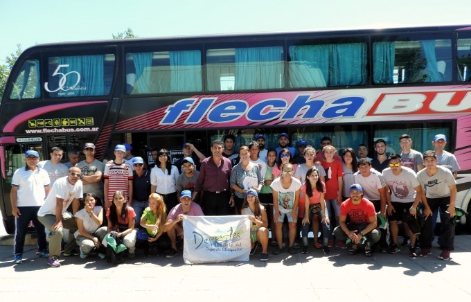 CHACO PARTIÓ RUMBO A LAS GRUTAS PARA INTERVENIR DE LOS PRIMEROS JUEGOS DE PLAYA