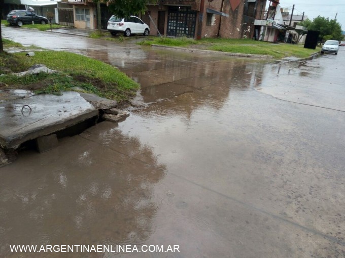 El sistema de desagües funcionó bien con los 60 milímetros de lluvia caída
