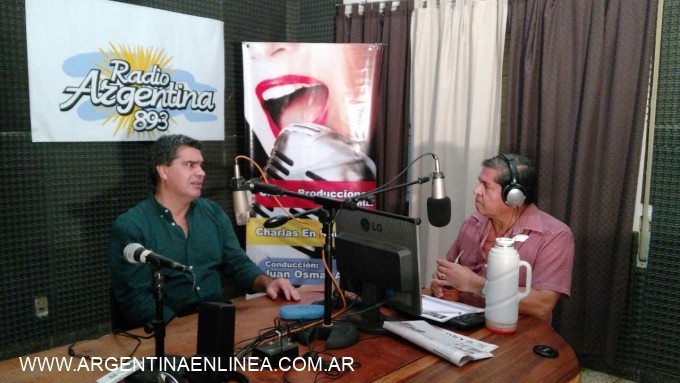 El intendente Jorge Capitanich en vivo en Charlas en Radio