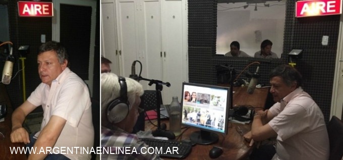 El gobernador de la provincia Oscar Domingo Peppo en vivo en el estudio “Manolo Bordón” de Radio Argentina en “Chaco en Línea”